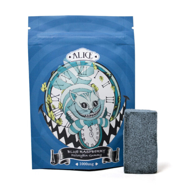 Buy Alice Mushroom Gummies Blue Raspberry 1000mg – Best Psychedelic Edibles Online
